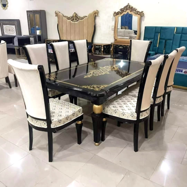 Dining-Table-Design-in-Modern-Luxury-Styles-Al-Baik-Furniture
