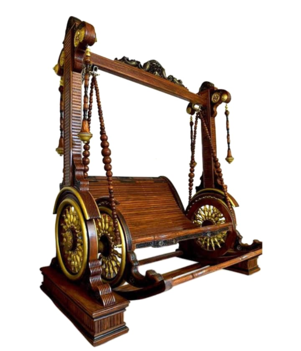 Luxury Wooden Swing for Home & Garden Handcrafted Premium Wooden Swing Albaik Furniture