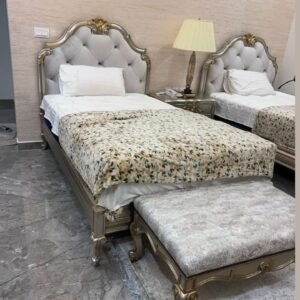 moderen singal bed design wooden