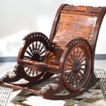 Rocking Swing Easy Chair Premium Wooden Hanging Swing Chair Albaik Furniture