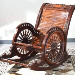 Rocking Swing Easy Chair Premium Wooden Hanging Swing Chair Albaik Furniture