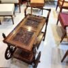 Luxury Tea Trolley Design – Modern Wooden Serving Cart Albaik Furniture