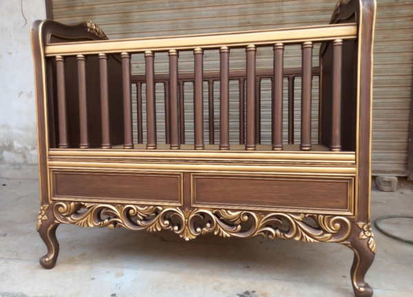 Baby Cot Design Safe, Stylish & Comfortable Wooden Baby Cot Albaik Furniture