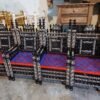 Chinioti Rangla Peera Set Design Premium Traditional Wooden Peera Set by Albaik Furniture