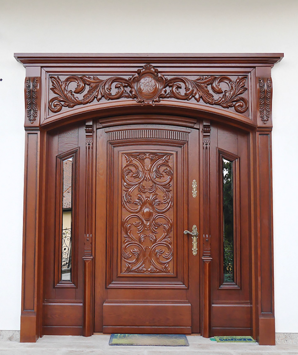 Main Wooden Door Design Premium Solid Wood Front Doors Albaik Furniture