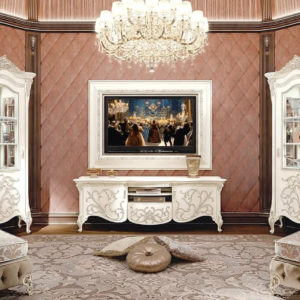 Luxury Wooden TV Stand Handcrafted TS0017