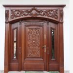 Main Wooden Door Design Premium Solid Wood Front Doors Albaik Furniture