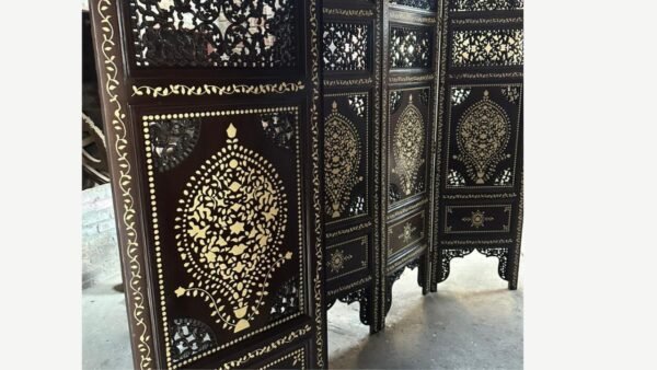 Wooden Room Divider Partition Design – Stylish & Custom Wooden Partitions Albaik Furniture~