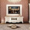 Modern TV Stand Design Luxury Entertainment Unit by Albaik Furniture