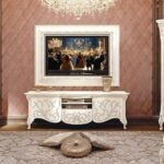 Modern TV Stand Design Luxury Entertainment Unit by Albaik Furniture