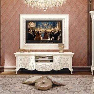 Modern TV Stand Design Luxury Entertainment Unit by Albaik Furniture