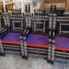 Chinioti Rangla Peera Set Design Premium Traditional Wooden Peera Set by Albaik Furniture