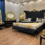 Luxury Solid Wood Bed Frame Albaik Furniture
